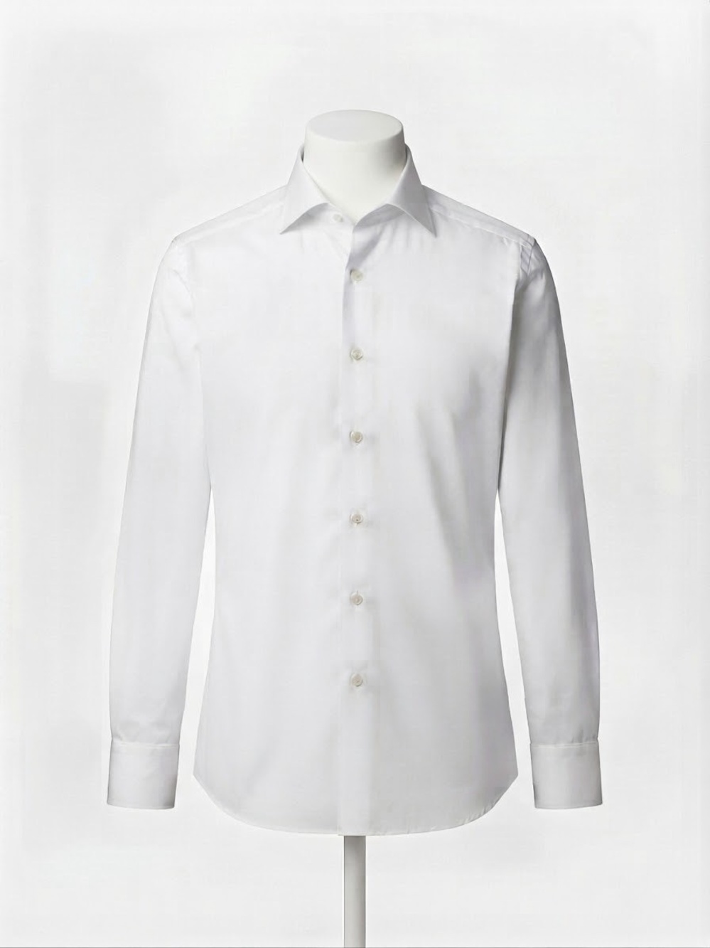 Eton White 100% Cotton Dress Shirt Size 42 / 16.5 Slim